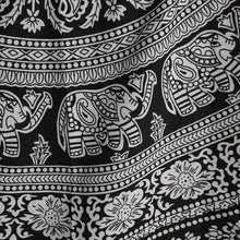 Bohemian Elephant Print Close Pattern